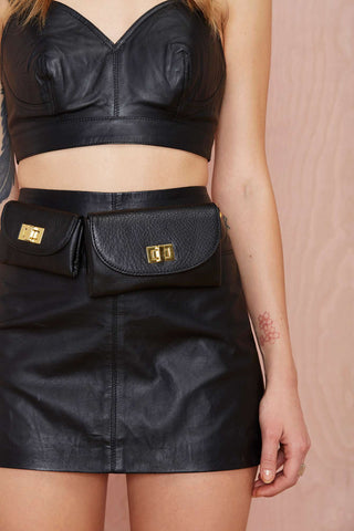 Erin Dana Leather Belt Bag